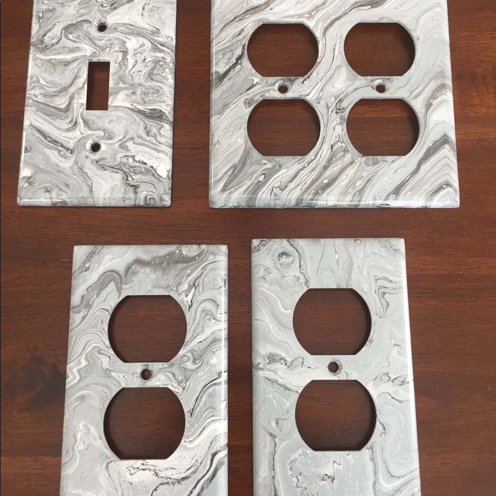 ✨Set of 4 Light & Outlet covers Hand painted decor